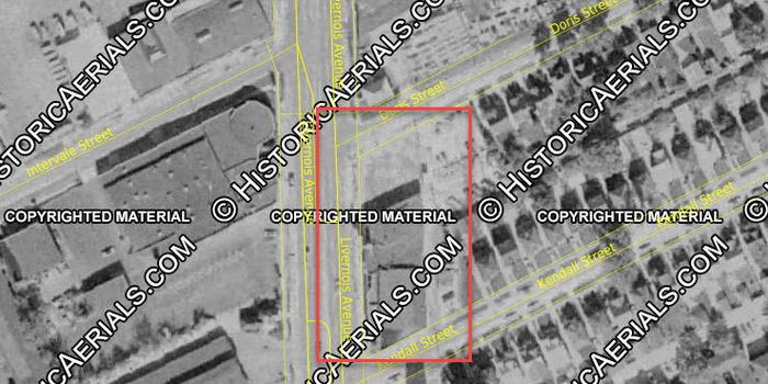 Floyd Rice Ford - 1973 Aerial (newer photo)